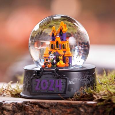 Mickey Mouse and Pluto Halloween 2024 Snow Globe