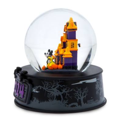 Mickey Mouse and Pluto Halloween 2024 Snow Globe