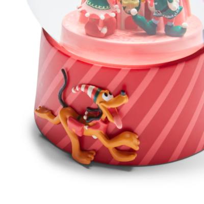 Mickey Mouse and Minnie Mouse Fantasyland Castle Holiday Snow Globe 2024