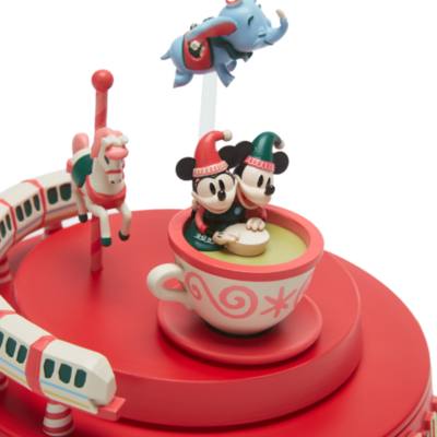 Mickey Mouse and Minnie Mouse Holiday Musical Figure