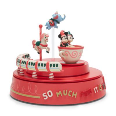Mickey Mouse and Minnie Mouse Holiday Musical Figure
