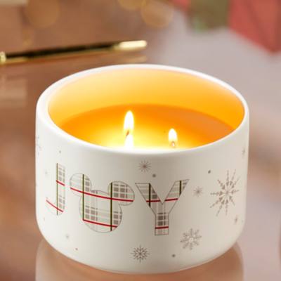 Mickey Mouse Snow Globe Candle Set, Holiday Haven Collection