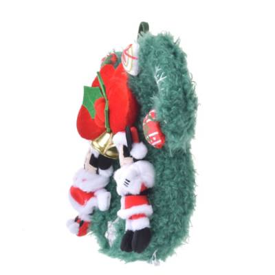 Mickey and Minnie Plush Holiday Wreath, Disney Christmas