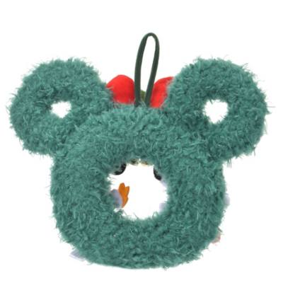 Mickey and Minnie Plush Holiday Wreath, Disney Christmas