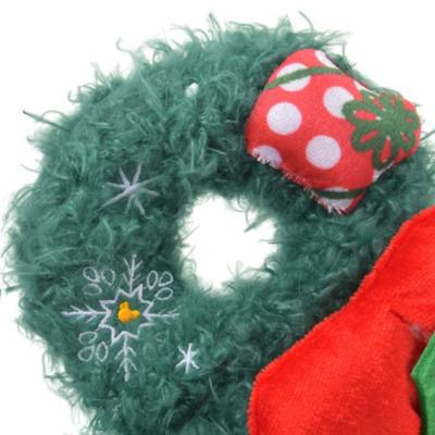 Mickey and Minnie Plush Holiday Wreath, Disney Christmas