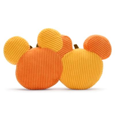 Mickey and Minnie Mouse Pumpkin Halloween Throw Pillow
