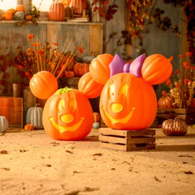 Minnie Mouse Light-Up Jack-o'-Lantern