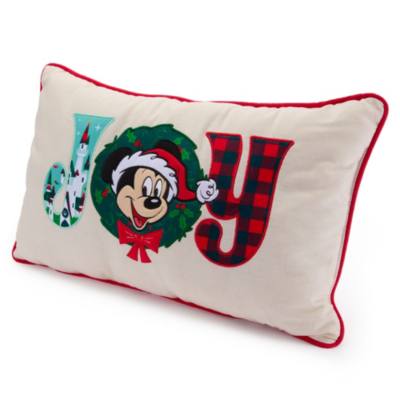Mickey Mouse Holiday ''Joy'' Throw Pillow