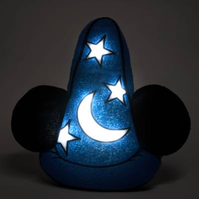 Sorcerer Mickey Mouse Light-Up Plush Pillow, Fantasia, Walt Disney World
