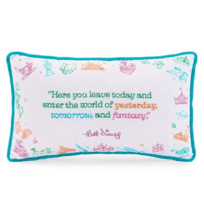 Disney Parks Vintage Maps Accent Pillow