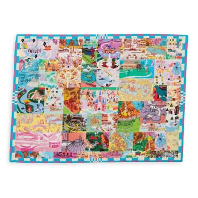 Disney Parks Vintage Maps Placemat Set