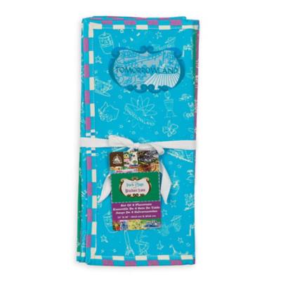 Disney Parks Vintage Maps Placemat Set