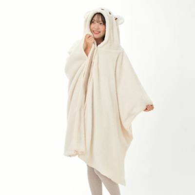 Winnie the Pooh Hooded Blanket, White Pooh