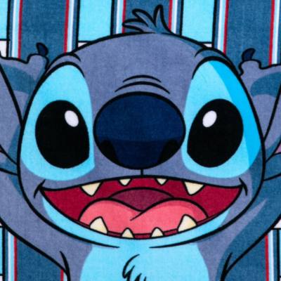 Stitch Large Beach Towel, Lilo & Stitch
