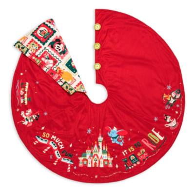 Mickey Mouse and Friends Fantasyland Castle Holiday Tree Skirt