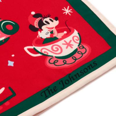 米奇與好朋友幻想世界城堡雙面聖誕裝飾桌布