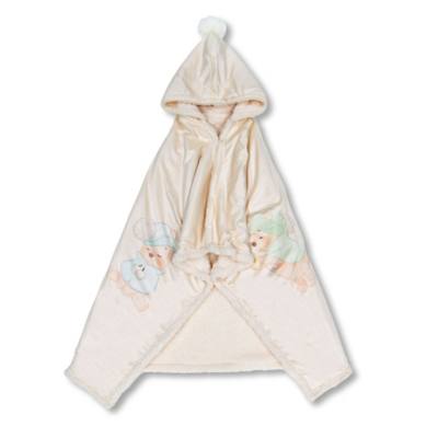 White Pooh 系列小熊維尼附袋連帽毛毯