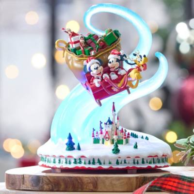 Santa Mickey Mouse and Friends Light-Up Musical Holiday Figure