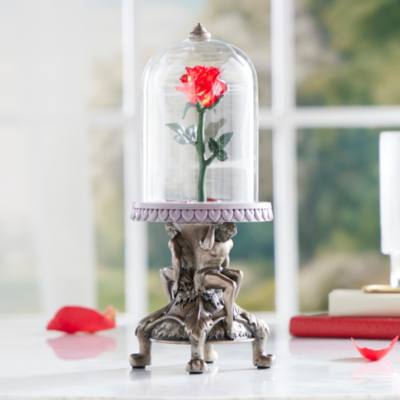 Beauty and the Beast Light-Up Enchanted Rose Replica