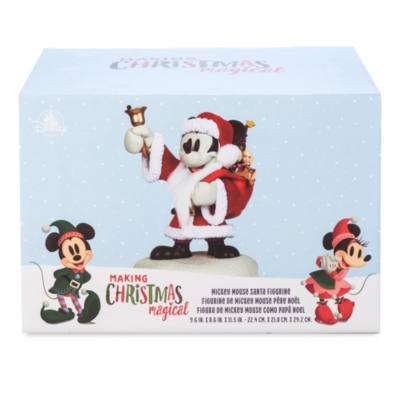 Santa Mickey Mouse Holiday Figure