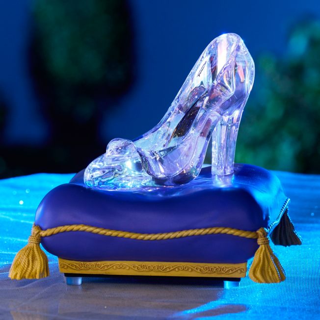 Cinderella 75th Anniversary Light-Up Glass Slipper Figure Cinderella 75th Anniversary Light-Up Glass Slipper Figure
