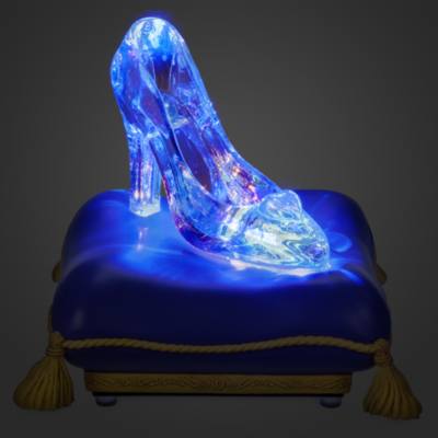 Cinderella 75th Anniversary Light-Up Glass Slipper Figure