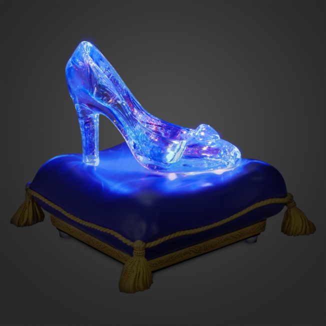 Cinderella 75th Anniversary Light-Up Glass Slipper Figure Cinderella 75th Anniversary Light-Up Glass Slipper Figure