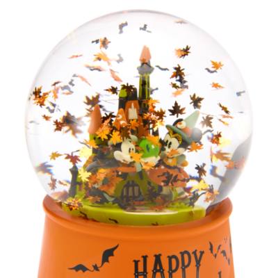Mickey Mouse and Minnie Mouse Halloween Mini Snow Globe
