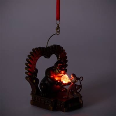 Abu Light-Up and Sound Living Magic Sketchbook Ornament, Aladdin