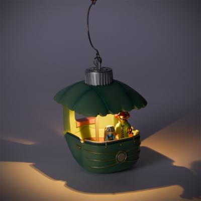 Judy Hopps and Nick Wilde Gondola Light-Up Sketchbook Ornament, Zootopia