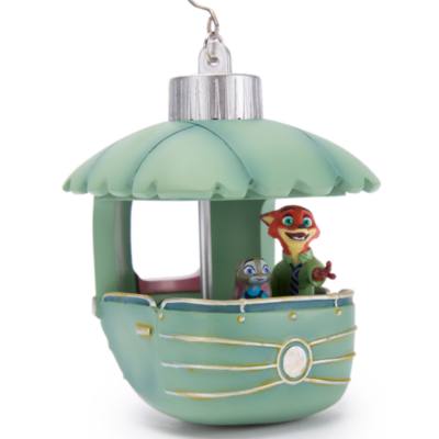 Judy Hopps and Nick Wilde Gondola Light-Up Sketchbook Ornament, Zootopia