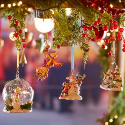 Lilo & Stitch with Snowman Sketchbook Ornament