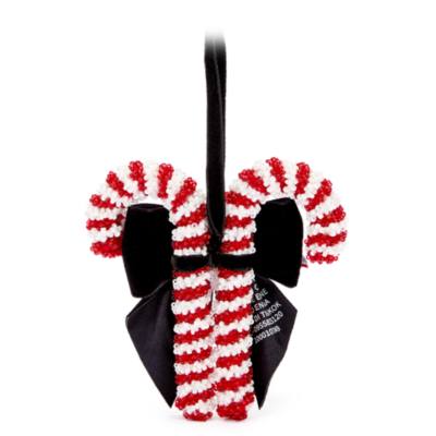 Mickey Head Icon Candy Cane Ornament