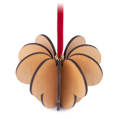 Mickey Icon Wood Holiday Ornament