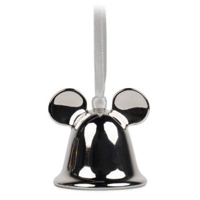 Mickey Mouse Silver Bell Ornament