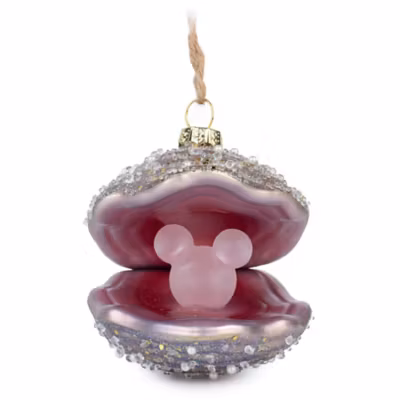 Mickey Mouse Icon Oyster Glass Hanging Ornament