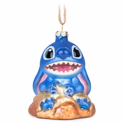 Stitch Beach Glass Hanging Ornament, Lilo & Stitch