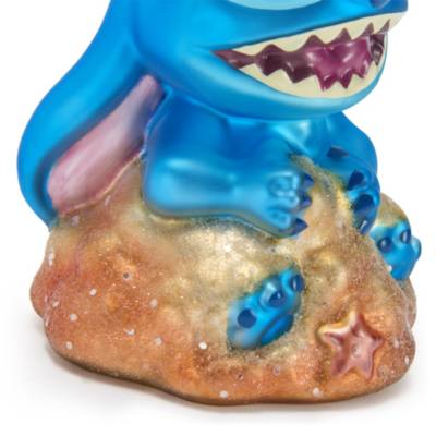 Stitch Beach Glass Hanging Ornament, Lilo & Stitch