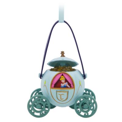 Pumpkin Coach Light-Up Popcorn Bucket Ornament, Cinderella