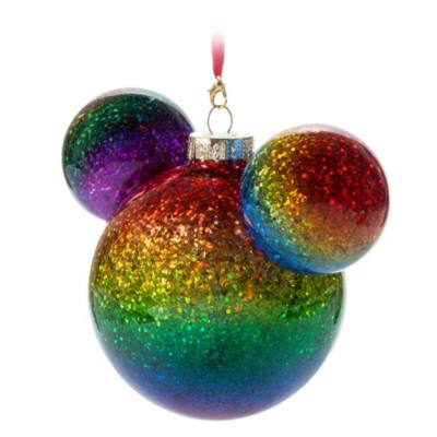 Mickey Mouse Icon Ball Ornament, Disney Pride Collection