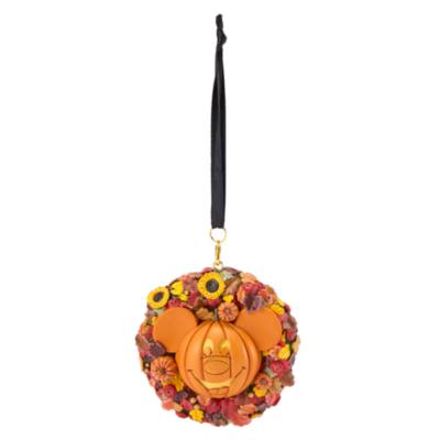Mickey Mouse Jack o' Lantern Wreath Halloween Ornament