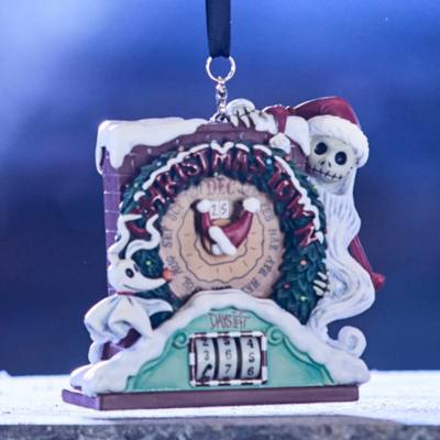 Jack Skellington and Zero Christmas Countdown Ornament, The