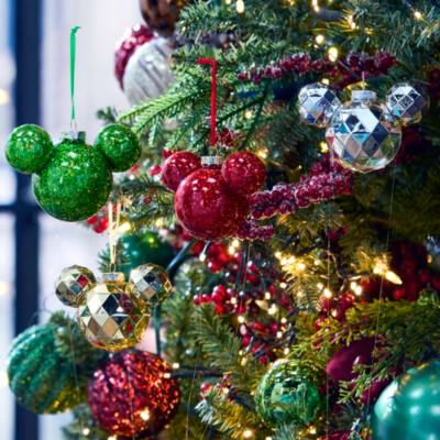 Mickey Mouse Icon Ornament, Set of 4