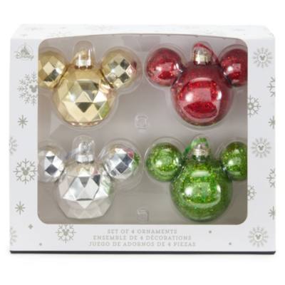 Mickey Mouse Icon Ornament, Set of 4