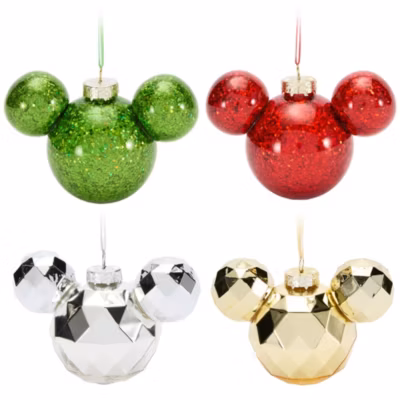 Mickey Mouse Icon Ornament, Set of 4
