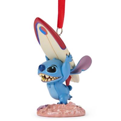 Stitch with Surfboard Sketchbook Ornament, Lilo & Stitch