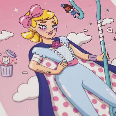 Bo Peep Art Print, Toy Story