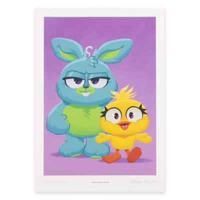 Ducky and Bunny Art Print, Toy Story