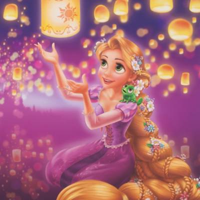 Rapunzel Art Print, Tangled