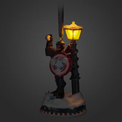 Captain America Light-Up Living Magic Sketchbook Ornament